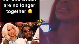 Cardi B reveals that her relationship with Offset is no more...