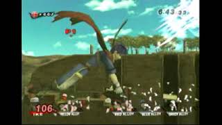 Super Smash Bros. Brawl Hack - Giant Ike in 15 Minutes of Multi Man Brawl