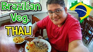 Brazilian Buffet turned Veg. THALI Haha! | Indian Vlogger in South America | Hindi Vlog