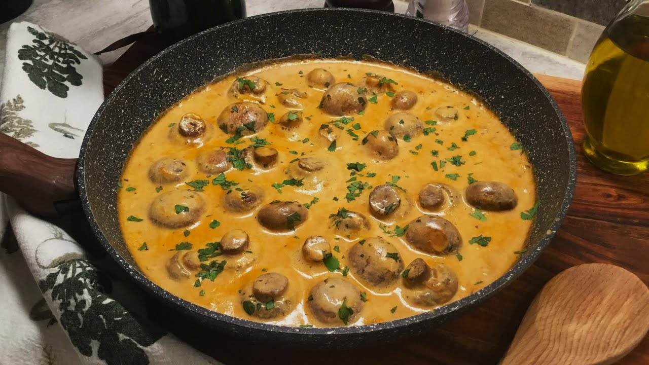 Champignons à La Creme
