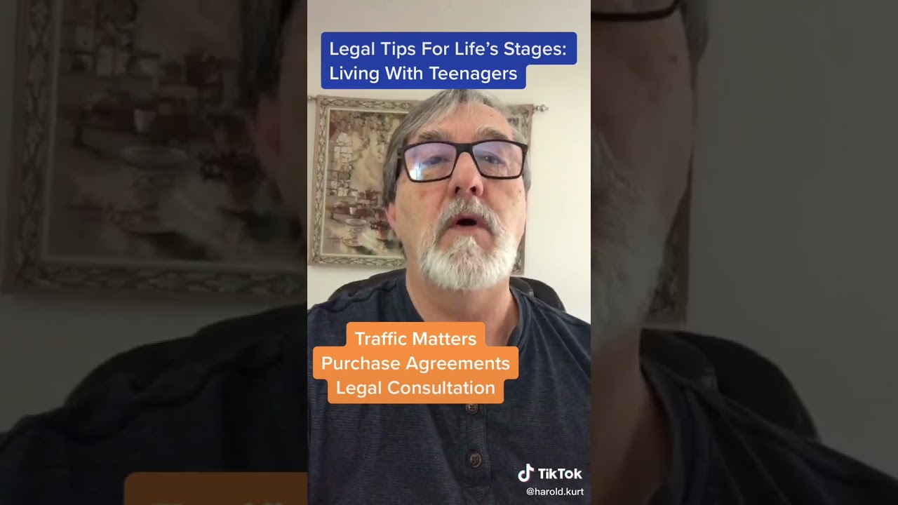 Legal Issues For Life Stages - Living with Teenagers
