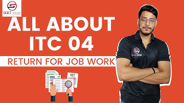 HOW TO FILE ITC 04 | FORM ITC 04 | ITC 04 | JOB WORK RETURN