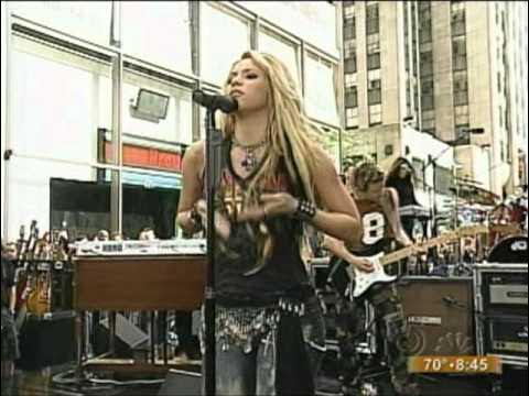Shakira - Whenever Wherever live @ today show New York 2002 - YouTube Music