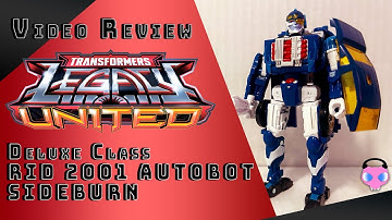VIDEO REVIEW: Transformers Legacy United - Deluxe Class RID 2001 Universe Sideburn
