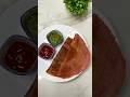 Healthy Instant Oats Beetroot Dosa in 5 Minutes | No Fermentation | Crispy &amp; Tasty Breakfast #shorts