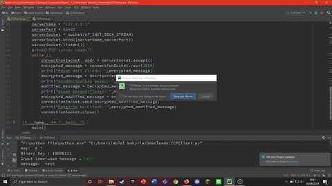 Jaringan Komputer B - Implementasi Kriptografi pada Socket Programming