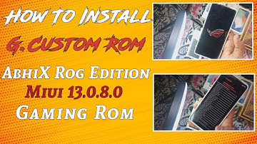 How To Install Gaming Custom Rom Any Device | Gaming Custom Rom For Redmi Note 10Pro AbhiX Rog