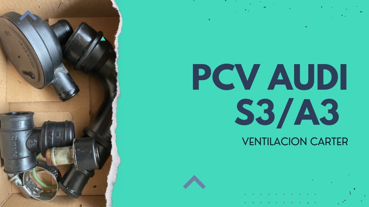 ✅ Ventilación del cárter - válvula PCV - Audi S3 1.8 T