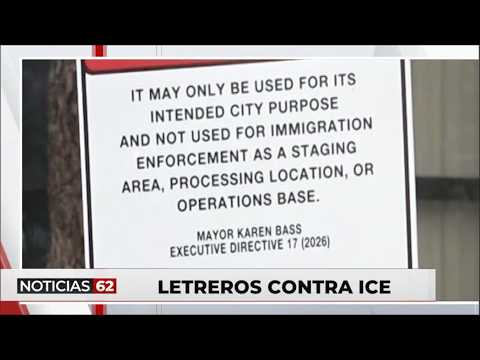 🔴 Letreros en LA prohibiendo presencia y operativos de ICE - 5 May 2026 | Noticias 62