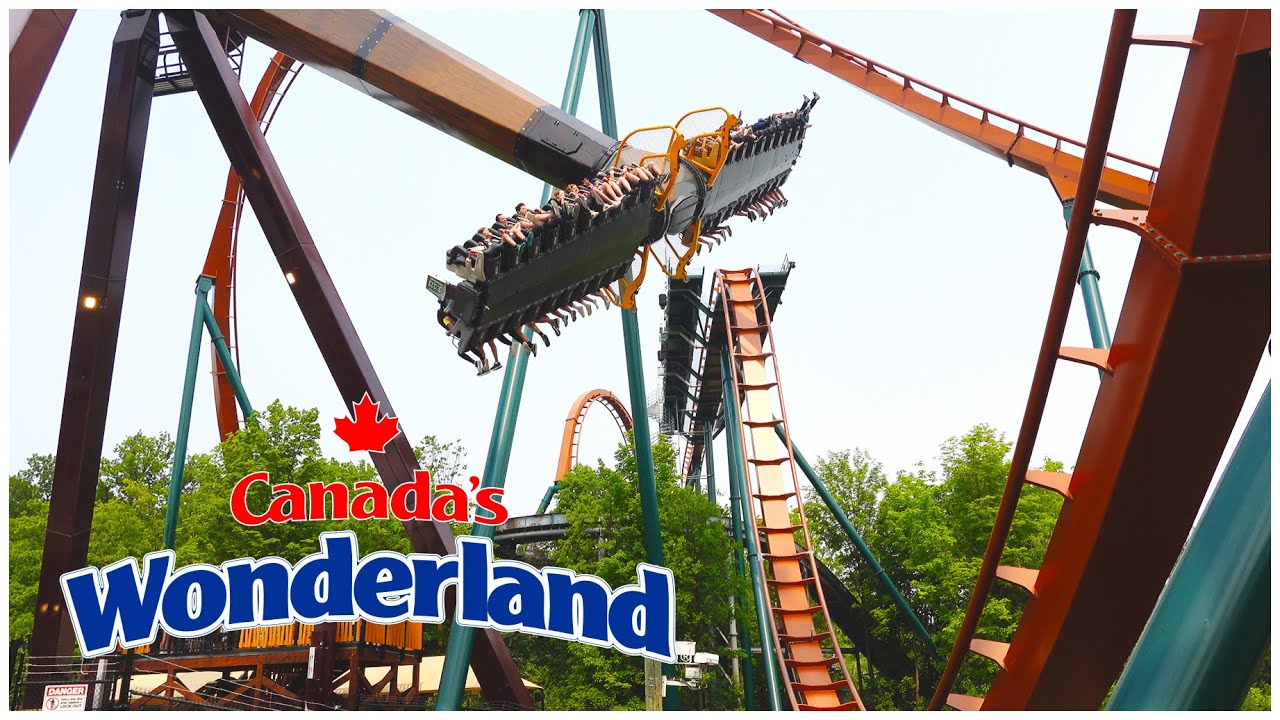 Riding the New Tundra Twister & All Flat Rides at Canada's Wonderland ...