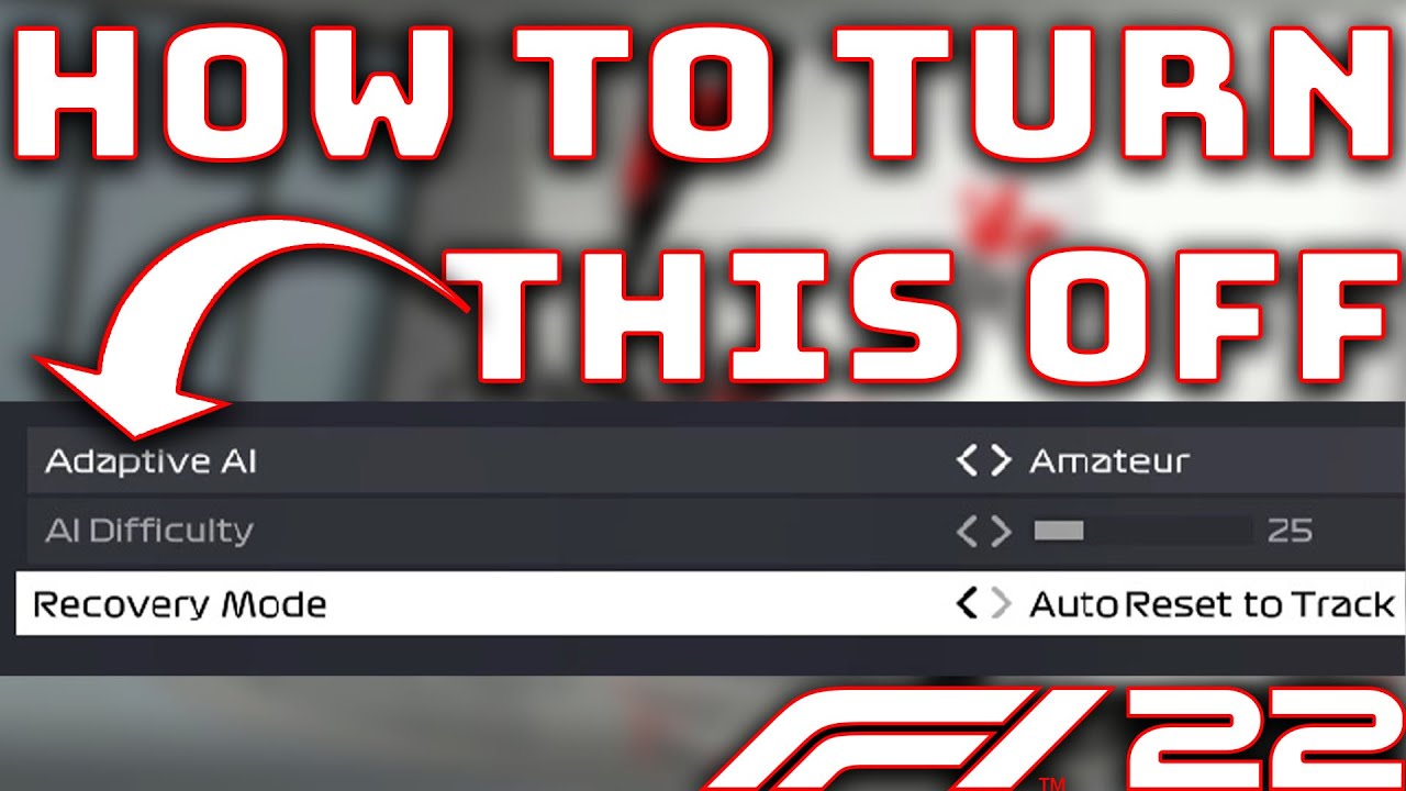 F1 22 Adaptive AI - How To Turn It On