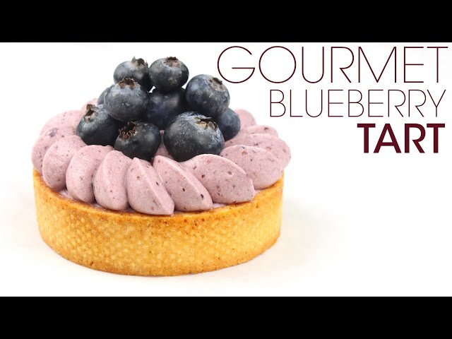 Gourmet Blueberry Tart Like You’ve Never Seen Before! (French Pastry Recipe) | How To Cuisine class=