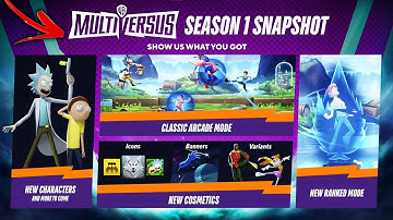 Multiversus Update - Season 1, New Game Mode, New Characters, New Cosmetics!