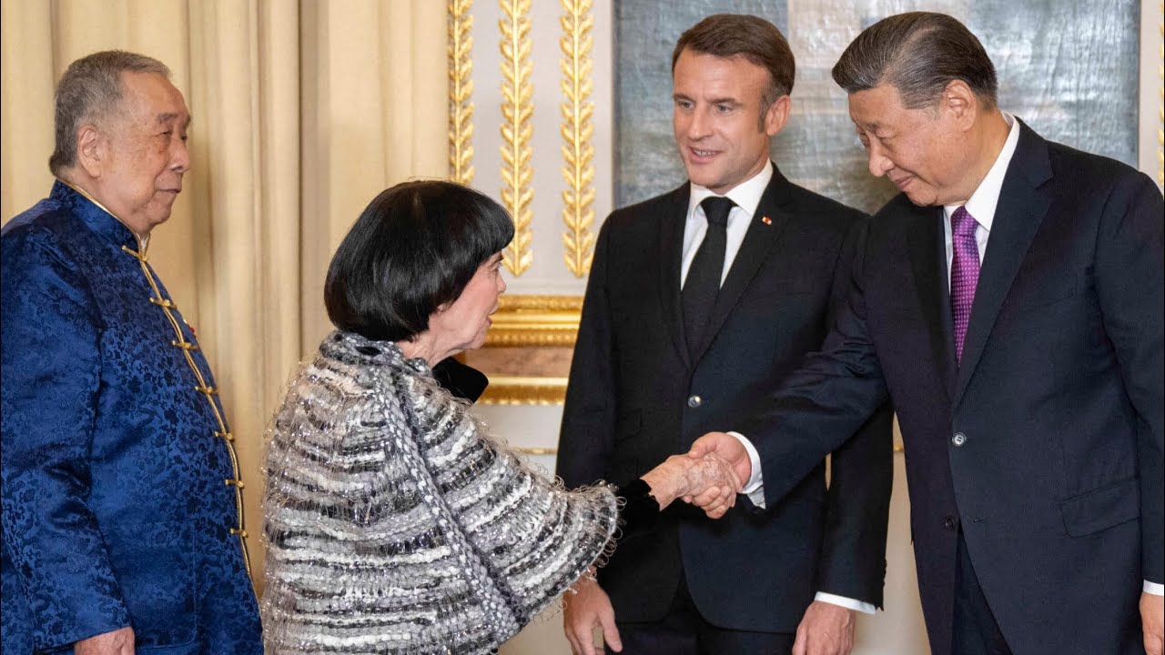 Mireille Mathieu au dner  llyse sa soire avec le prsident chinois et Macron