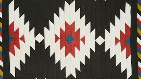 Navajo Blanket Quilt - Centre Medallion with Anne Baxter (Taster Video)