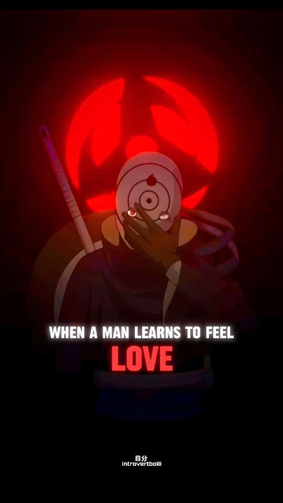 Obito Uchiha Quotes about Love ❤️✨ | Luminary x Obito #animequotes #obito #love