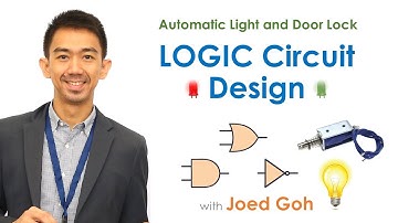 03  Combinational LOGIC Circuit Design | Theory to Application -Automated Light Bulb and Door Lock