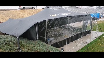 Switchback Football Business Club in Colorado Springs Stretch Tent Semipermanent installation.