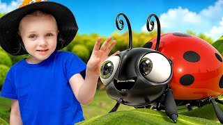 Funny Bug Hunt Indoors! Alex’s Insect Adventure 🕷️✨