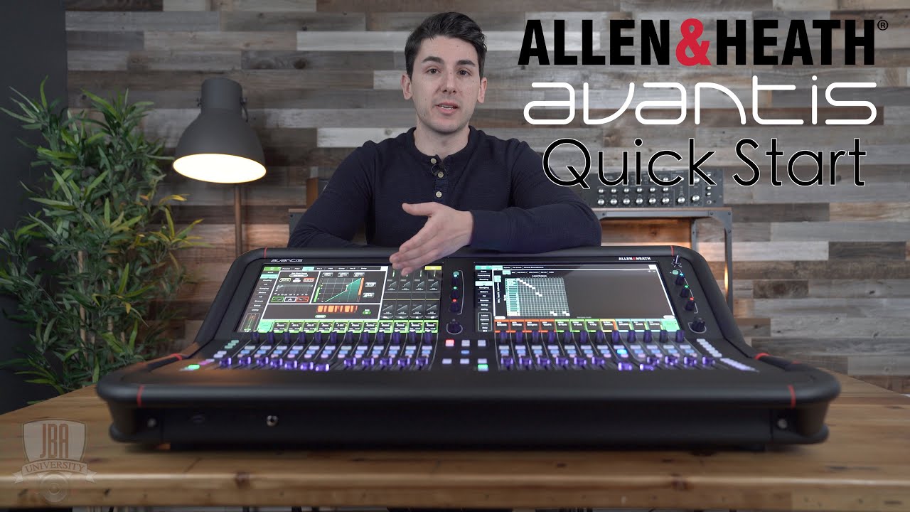 New Allen & Heath Avantis QuickStart Overview Video - YouTube