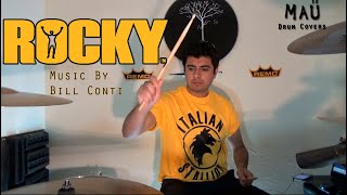 Going The Distance & The Final Bell - Bill Conti [Rocky Soundtrack] (Drum Cover) By MAU [HD] Resimi