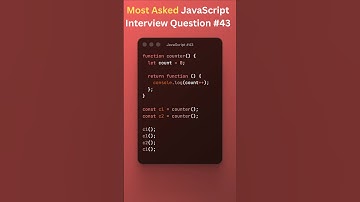 #43 -  Closure Interview Question | JavaScript Interview Question l #javascript #reactjs #webdev