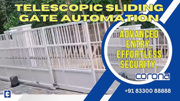 Maximize Space & Security with Telescopic Sliding Gate Automation