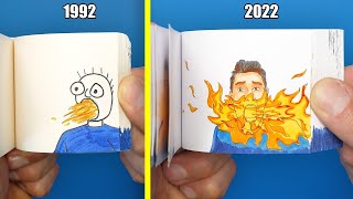 Rehaciendo mi primer flipbook 30 AÑOS DESPUÉS  ANIMACIÓN