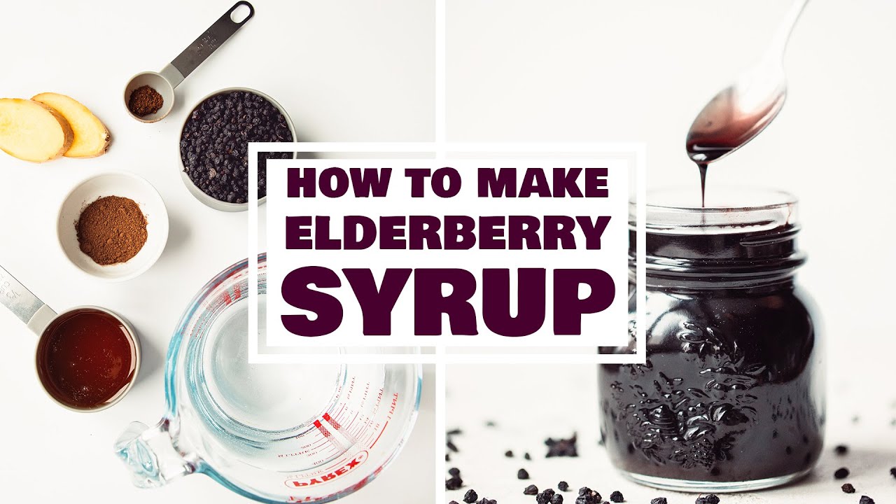 Effective Flu Remedy | Homemade Elderberry Syrup Recipe | HOW TO MAKE ELDERBERRY SYRUP