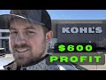 Over $600 Profit from Retail Arbitrage at Kohls