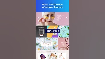 Mgana - Multipurpose eCommerce HTML5 Template #htmltemplate #ecommerce