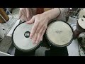 【MEINL Percussion】マイネル ボンゴ Journey Series Bongo HB50BK,　Test