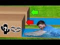 DONT Water Slide through the PAINFUL Mystery Box!!
