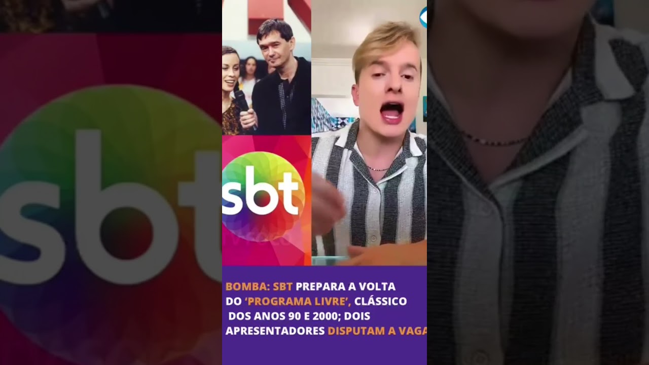 BOMBA! SBT VOLTA COM PROGRAMA LIVRE