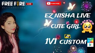 CUTE GIRL 1VS1 REDEEM CODE GIVEAWAY FOR SUBSCRIBERS OR YOUTUBER #viral#shorts#EZnishalive#ff