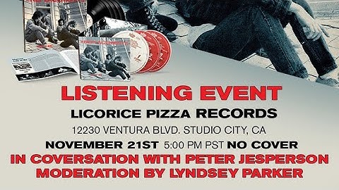 Conversation with Peter Jesperson - Licorice Pizza Records 11-21-2025