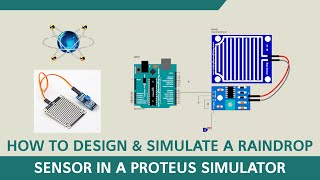 How to Design and Simulate a Raindrop Sensor in a Proteus Simulator #ProteusSimulator#RaindropSensor