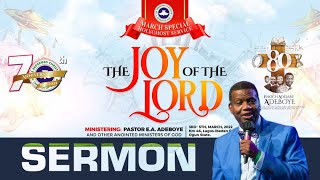 PASTOR E.A ADEBOYE SERMON - RCCG SPECIAL HOLY GHOST SERVICE 2022 | DAY 1