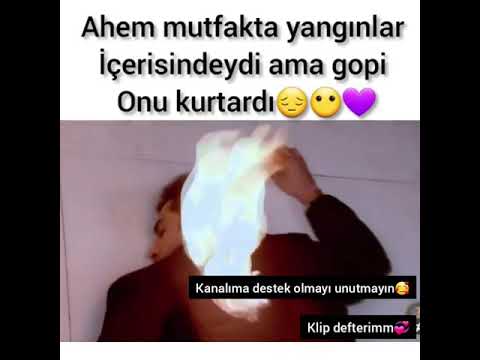 Gopi Ahemi yangından kurtardı👏🥰