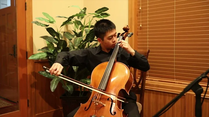 Edward Yu, Cello, performs the First Movement of G...