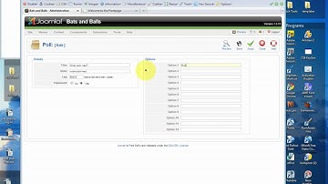 Creating a poll in joomla