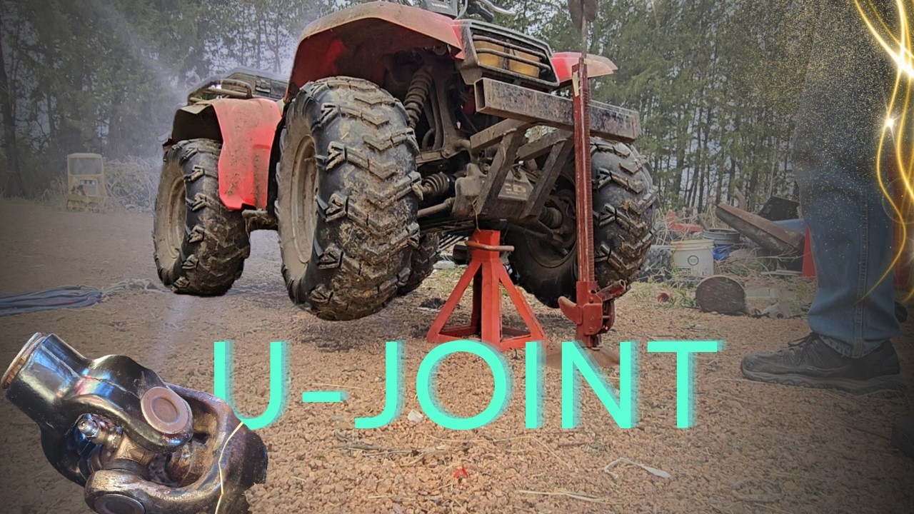 Yamaha, Big Bear ujoint and cv boot replacement.