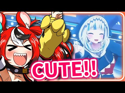 Bae Reacts to Gura's Live 3D Concert 【Hakos Baelz / HololiveEN】