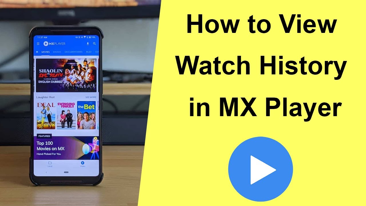 How to View Watch History in MX Player App? - YouTube
