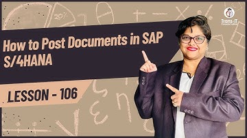 #lecture 106: how to Post Documents in SAP S/4HANA | SAP S4 HANA | #sapficotutorial | #sap