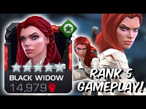 Rank 5 Black Widow Deadly Origin Cavalier & Realm of Legends Gameplay! – Marvel Contest of Champions