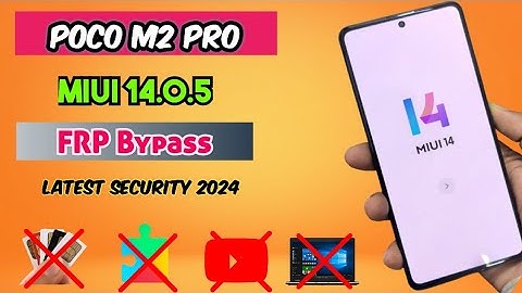 Poco M2 Pro MIUI 14.0.5 Frp / Google Lock Bypass without PC | All Poco | Redmi FRP Bypass #frpbypass