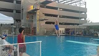 Kelly Miller reverse dive tuck 1M springboard