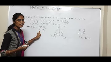 MATHS 1B, FIND THE ORTHOCENTER OF THE TRIANGLE, PART-2