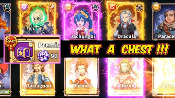 WITH HEROES : PREMIUM CHEST OPENING - Z1CKP Gaming - With Heroes Idle RPG Gameplay Android / iOS